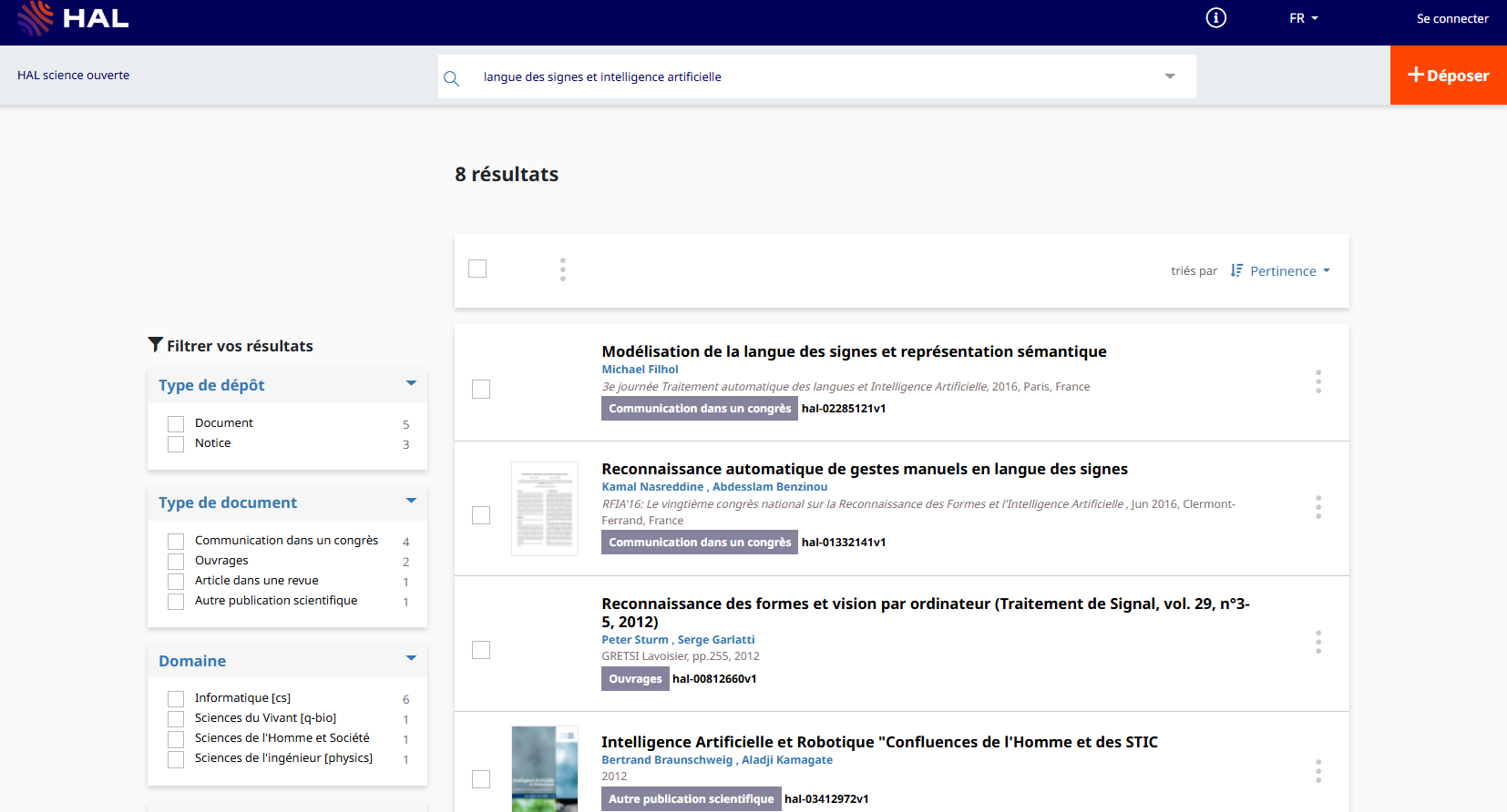 Screenshot HAL